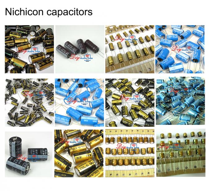 Los condensadores electrolíticos audios platean los condensadores DE ALTA FIDELIDAD de los condensadores de mica 190PF 500V DIY